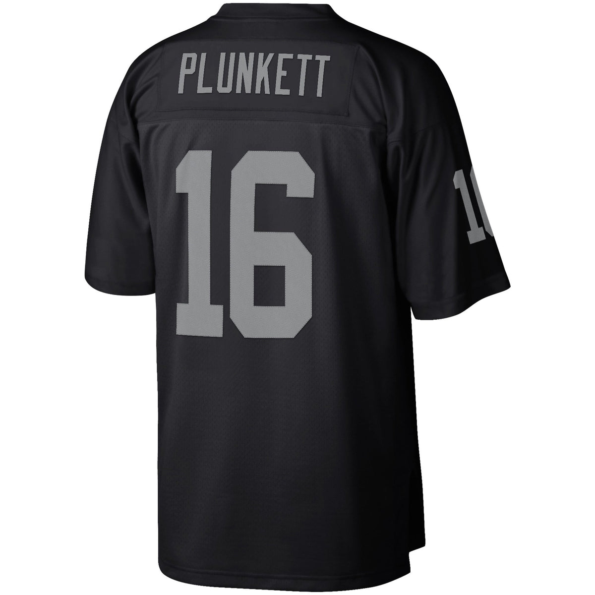 Mens Las Vegas Raiders Jim Plunkett Mitchell & Ness Black Retired Player Legacy Replica Jersey product image 3, provided for
