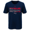New England Patriots Youth NFL Flux Dual Blend Short Sleeve T-Shirt product image 1, provided for visual reference and