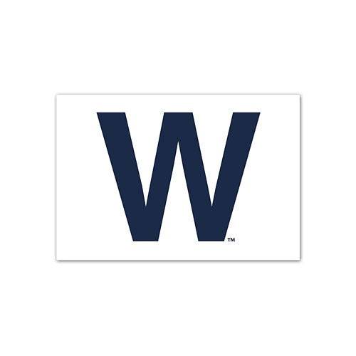 Chicago Cubs "W" Flag Temporary Team Tattoo By Rico product image 1, provided for visual reference and product detail review