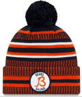 New Era Navy/Orange Chicago Bears 19 NFL Sideline Home Official Sport Knit Hat for Men product image 1, provided for visual