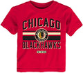 Chicago Blackhawks Child CCM Classic Logo Bar T-Shirt product image 1, provided for visual reference and product detail
