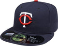 MLB Minnesota Twins Home AC On Field 59Fifty Fitted Cap product image 1, provided for visual reference and product detail