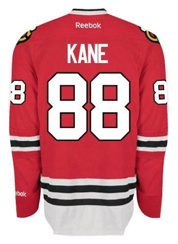Mens Chicago Blackhawks Patrick Kane Edge 2 Authentic Home Jersey by Reebok product image 1, provided for visual reference