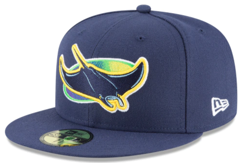 Tampa Bay Rays New Era Navy Game Authentic Collection Alternate On-Field 59FIFTY Fitted Hat for Men product image 1,
