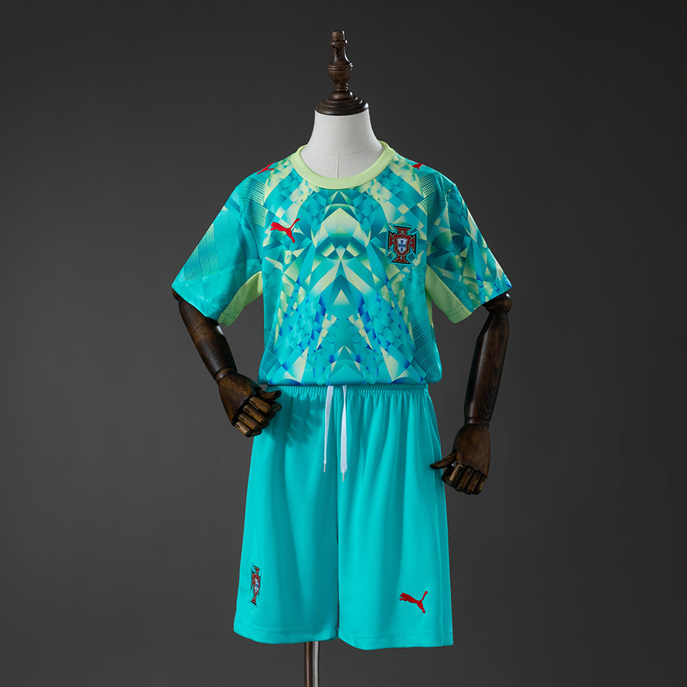 Kids Portugal Goalkeeper Jersey 2026 World Cup Football Kit product image 1