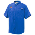 Chicago Cubs Royal Blue Tamiami Button Down Shirt By Columbia for Men product image 1, provided for visual reference and