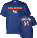 Brian Urlacher Reebok Player Name and Number Chicago Bears Youth T-Shirt product image 1, provided for visual reference and