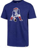 New England Patriots NFL Throwback Club T-Shirt By ’47 Brand for Men product image 1, provided for visual reference and