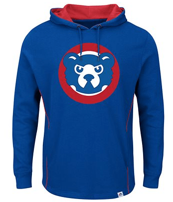 Chicago Cubs Cooperstown Left/Righty Pullover Hoodie for Men product image 1, provided for visual reference and product