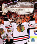 Patrick Kane Chicago Blackhawks 2010 Stanley Cup Champions Raising The Cup Photo product image 1, provided for visual