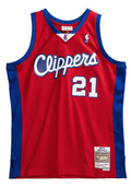 Men’s Darius Miles Los Angeles Clippers 2000-2001 Red Swingman Replica Jersey By Mitchell & Ness product image 1, provided