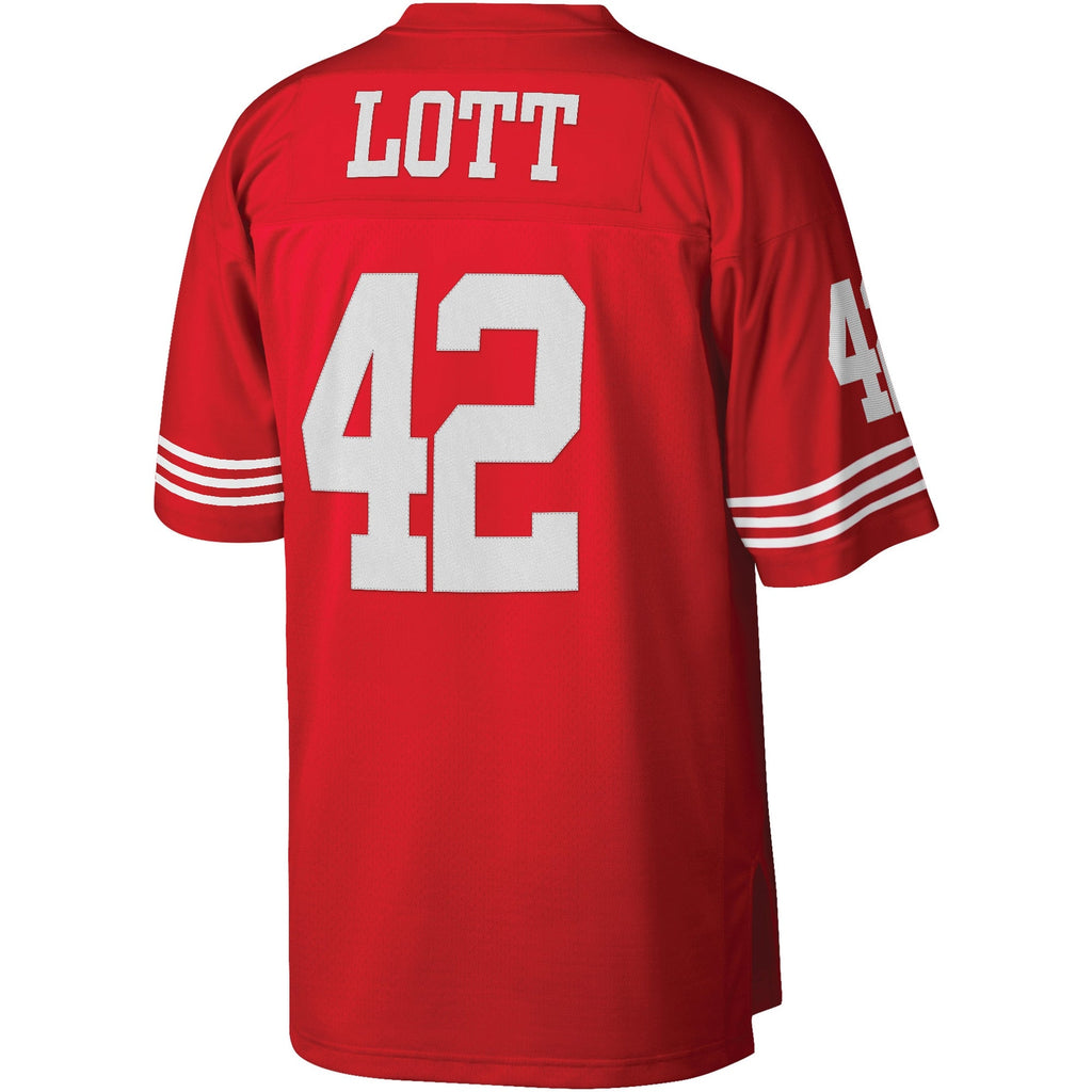 Ronnie Lott San Francisco 49ers Mitchell & Ness Legacy Replica Jersey - Scarlet product image 3, provided for visual