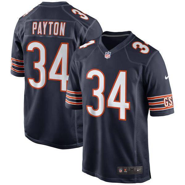 Chicago Bears Walter Payton Nike Navy Throwback Retired Player Game Jersey for Men product image 1, provided for visual