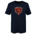 Chicago Bears Youth NFL Secondary Logo Navy Short Sleeve T-Shirt product image 1, provided for visual reference and product