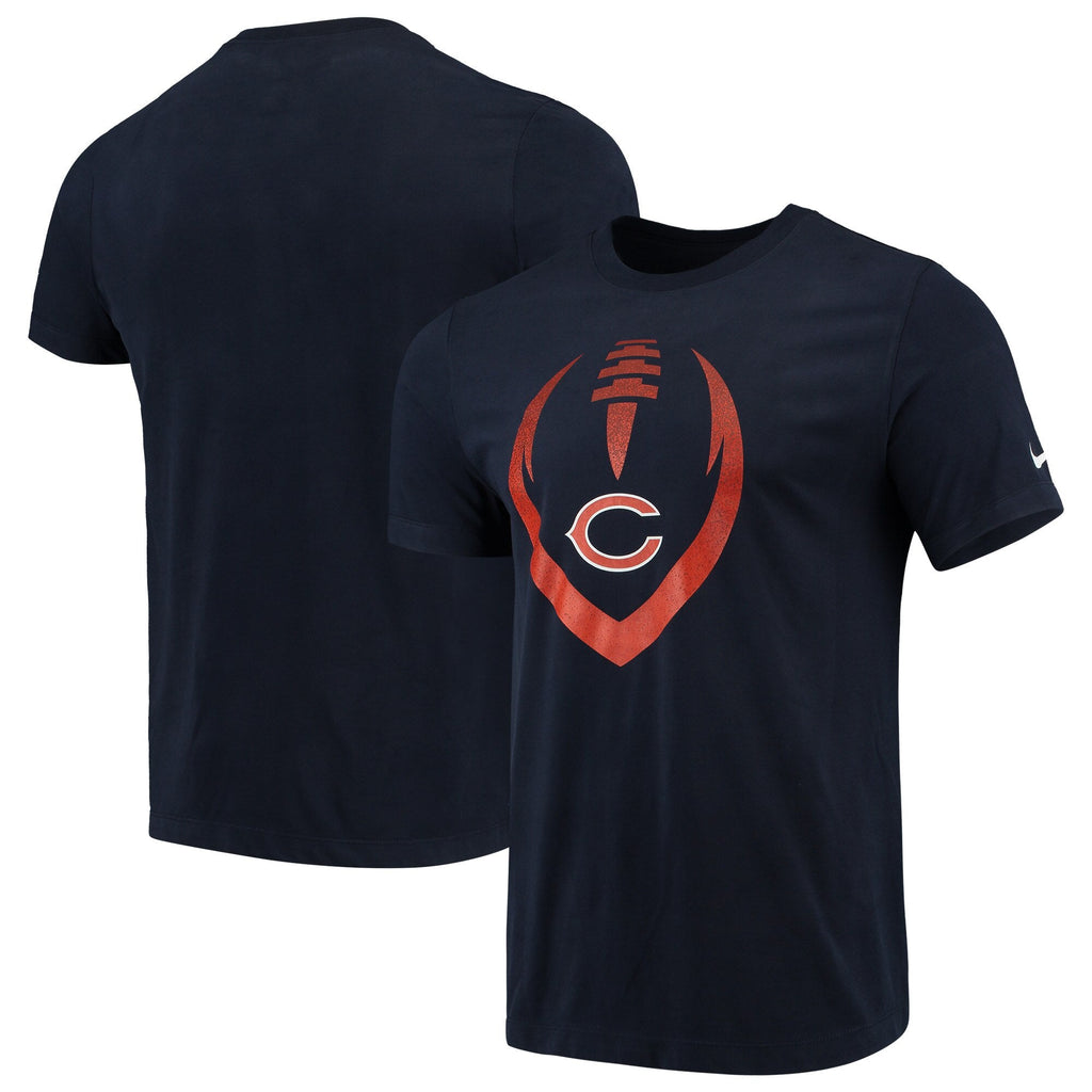 Chicago Bears Nike Navy Fan Gear Modern Icon Performance T-Shirt for Men product image 1, provided for visual reference and