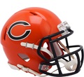 Chicago Bears Orange Alternate Speed Mini Helmet product image 1, provided for visual reference and product detail review
