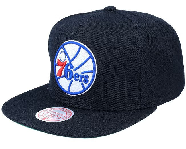 Philadelphia 76ers Mitchell & Ness Top Spot NBA 1983 Finals Snapback Hat product image 2, provided for visual reference and