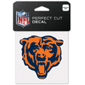 Chicago Bears Bear Head Logo Perfect Cut 4X4 Decal By Wincraft product image 1, provided for visual reference and product