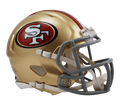 San Francisco 49ers Speed Mini Helmet product image 1, provided for visual reference and product detail review