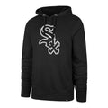 '47 Brand Mens Chicago White Sox Jet Black Imprint Headline Hoodie product image 1, provided for visual reference and