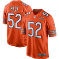 Chicago Bears Khalil Mack Nike Orange 100th Season Game Jersey for Men product image 1, provided for visual reference and
