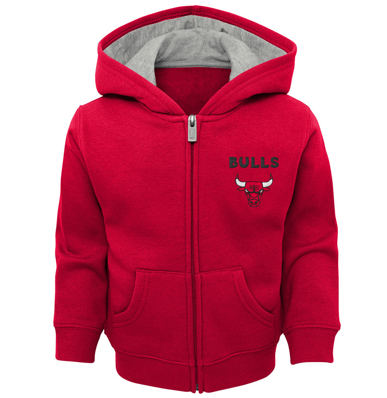 Toddler Chicago Bulls Pledge Full-Zip Hoodie product image 1, provided for visual reference and product detail review