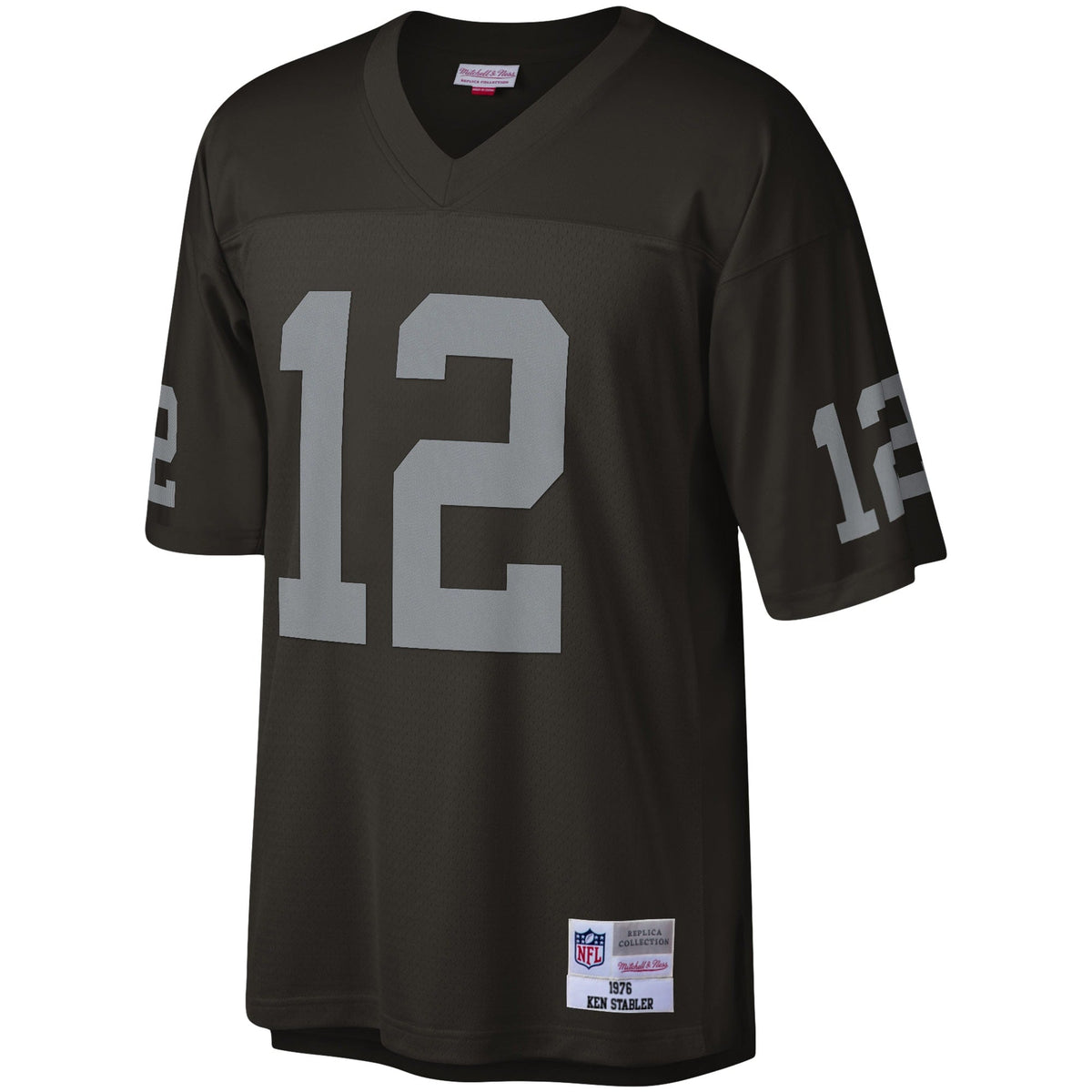 Mitchell & Ness Men Oakland Raiders Ken Stabler 1976 Home Jersey product image 2, provided for visual reference and product