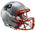 New England Patriots Full Size Replica Speed Helmet product image 1, provided for visual reference and product detail review