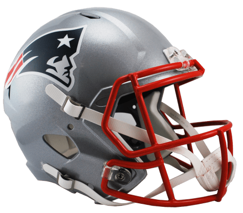 New England Patriots Full Size Replica Speed Helmet product image 1, provided for visual reference and product detail review