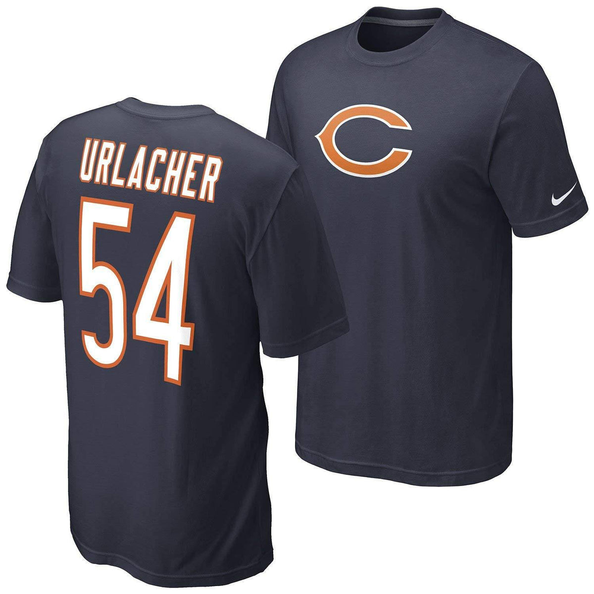 Chicago Bears Brian Urlacher Nike Plater T-Shirt for Men product image 1, provided for visual reference and product detail