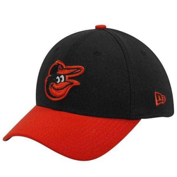 New Era Baltimore Orioles Black/Orange Team Classic Road 39THIRTY Flex Cap product image 2, provided for visual reference