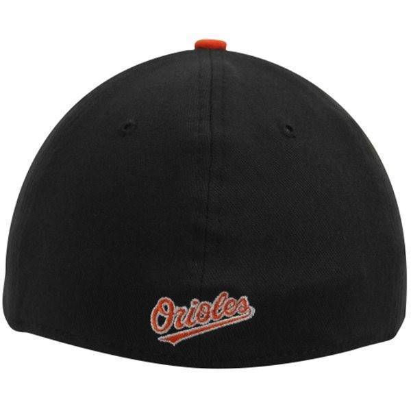 New Era Baltimore Orioles Black/Orange Team Classic Road 39THIRTY Flex Cap product image 3, provided for visual reference