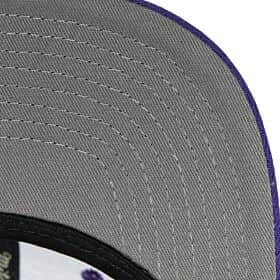 Mens NBA Los Angeles Lakers Purple Team Ground 2.0 Snapback Hat By Mitchell And Ness product image 3, provided for visual