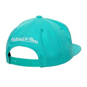 Vancouver Grizzlies Mitchell & Ness Teal Hardwood Classics Ground 2.0 Snapback Hat-Teal product image 2, provided for visual