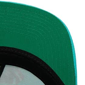 Vancouver Grizzlies Mitchell & Ness Teal Hardwood Classics Ground 2.0 Snapback Hat-Teal product image 3, provided for visual