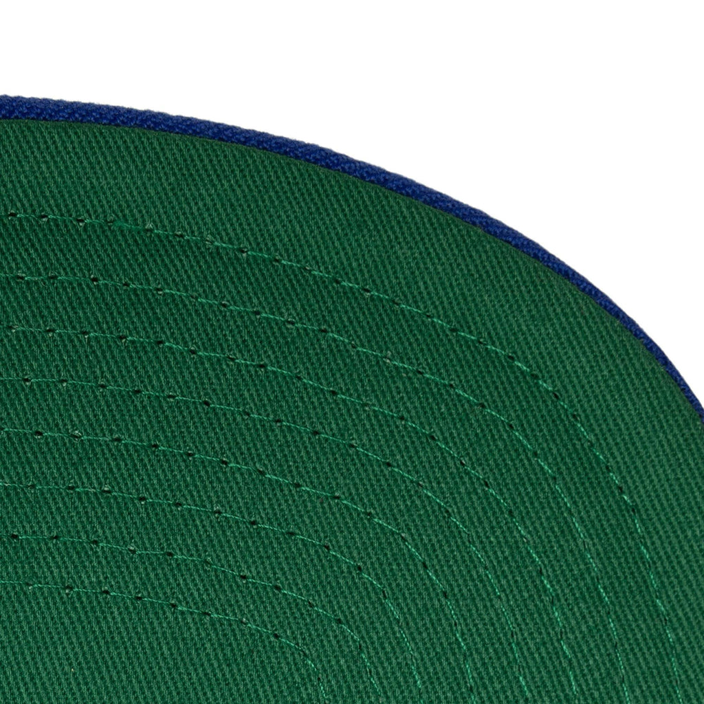 Mens NBA Los Angeles Lakers Blue 2-Tone 2.0 Snapback Hat By Mitchell And Ness product image 3, provided for visual reference