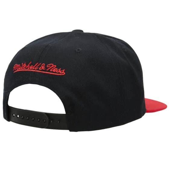 Houston Rockets HWC Team Script 2.0 Mitchell & Ness Snapback Hat product image 2, provided for visual reference and product