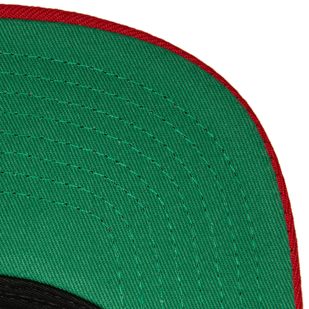 Miami Heat HWC Team Script 2.0 Mitchell & Ness Snapback Hat product image 4, provided for visual reference and product