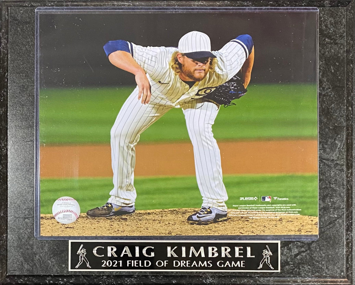 Craig Kimbrel 2021 Field Of Dreams Game Wall Plaque product image 1, provided for visual reference and product detail review