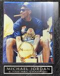 Michael Jordan Chicago Bulls 6 Time NBA Champion Wall Plaque product image 1, provided for visual reference and product