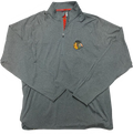 Chicago Blackhawks Gray Metro Racing Stripes 1/4 Zip Track Jacket By Levelwear for Men product image 1, provided for visual