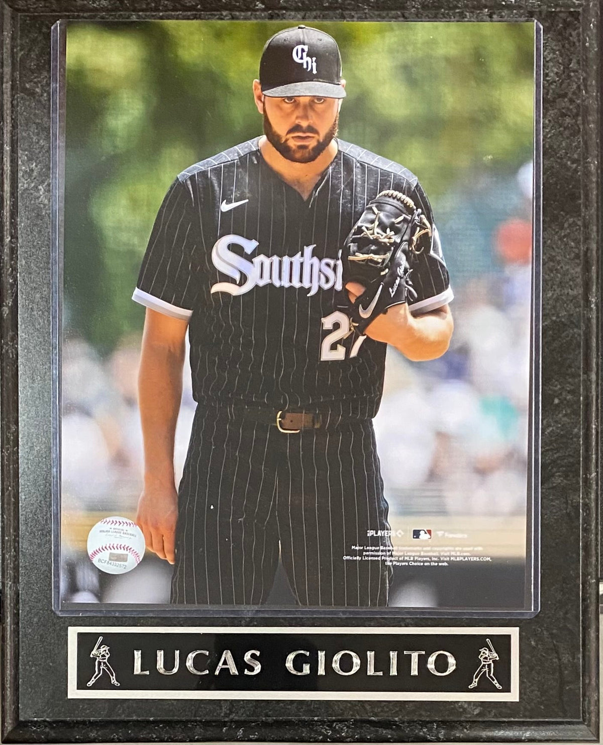 Lucas Giolito Chicago White Sox Plaque product image 1, provided for visual reference and product detail review
