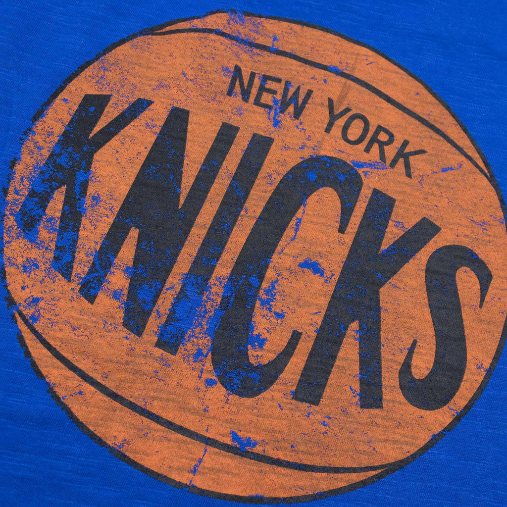 New York Knicks NBA Legendary Slub Royal T-Shirt By Mitchell And Ness for Men product image 3, provided for visual reference