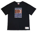 Phoenix Suns NBA Legendary Slub Black T-Shirt By Mitchell And Ness for Men product image 1, provided for visual reference