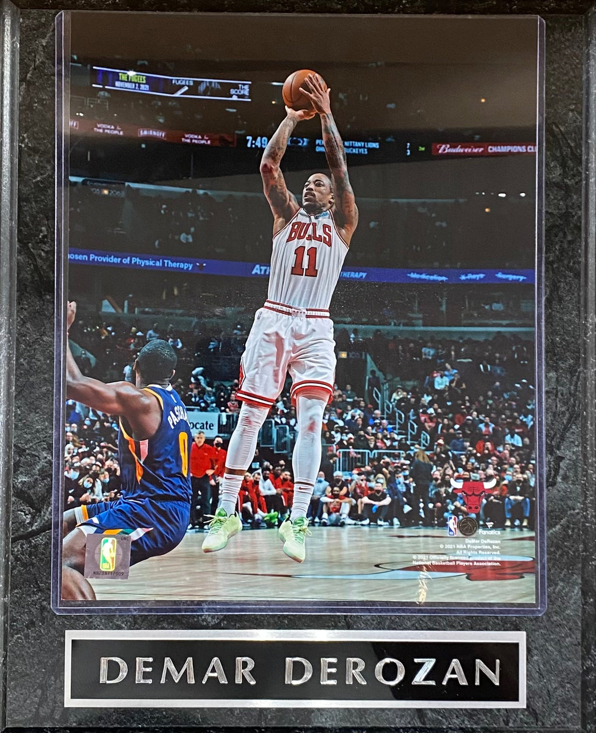 Demar Derozan Chicago Bulls Wall Plaque product image 1, provided for visual reference and product detail review