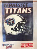 Tennessee Titans Team Logo Vertical Flag product image 1, provided for visual reference and product detail review