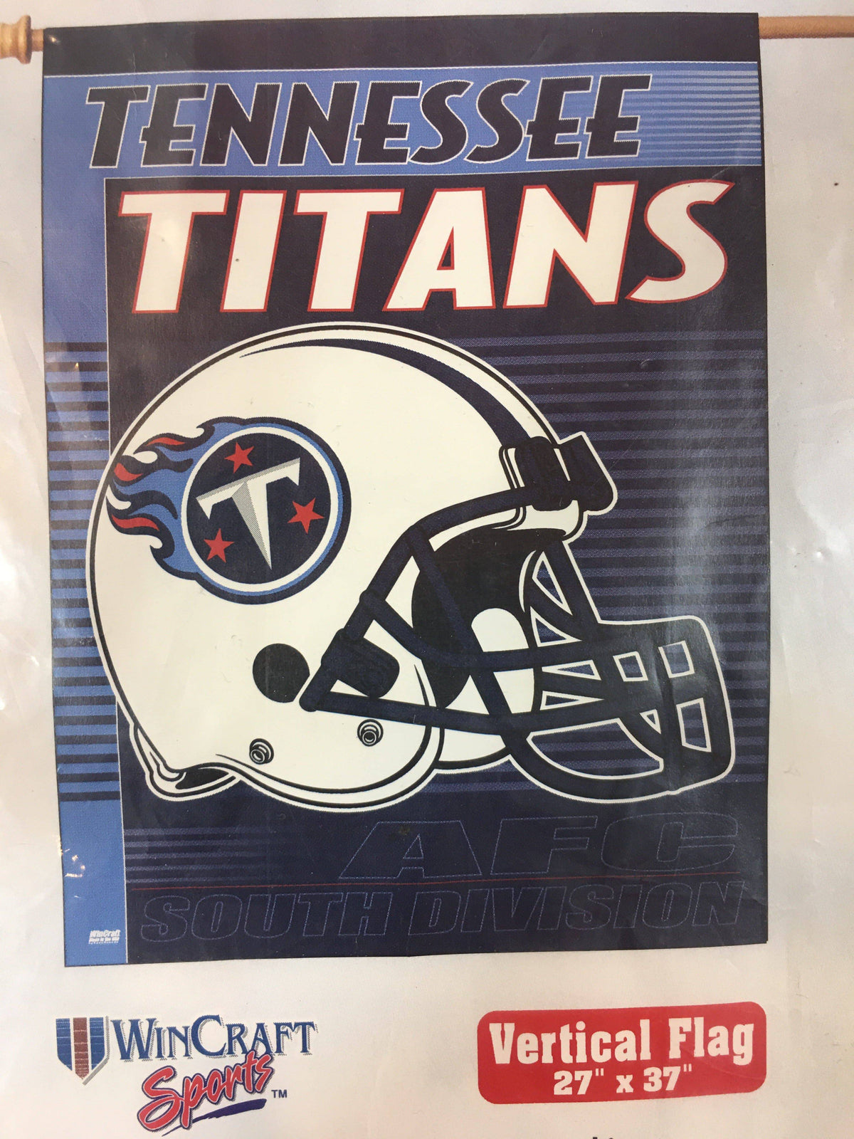 Tennessee Titans Team Logo Vertical Flag product image 1, provided for visual reference and product detail review