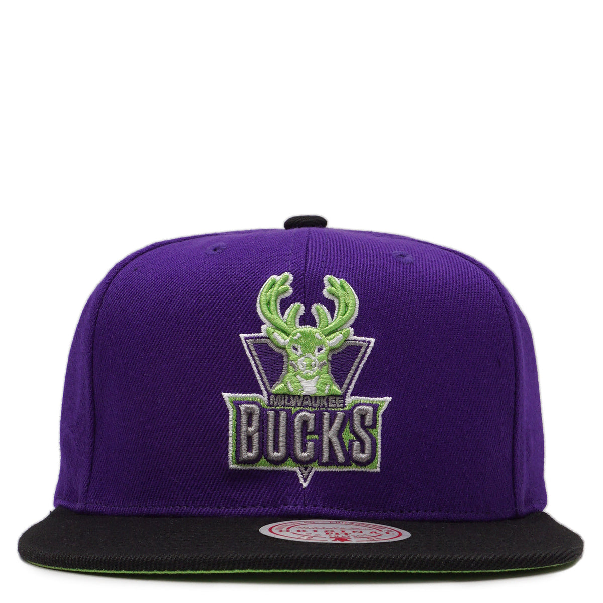 Milwaukee Bucks Mitchell & Ness Hardwood Classics Reload 2.0 Snapback Hat - Purple/Black for Men product image 1, provided