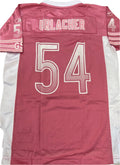 Youth Girls Chicago Bears Brian Urlacher Pink & White Jersey product image 1, provided for visual reference and product