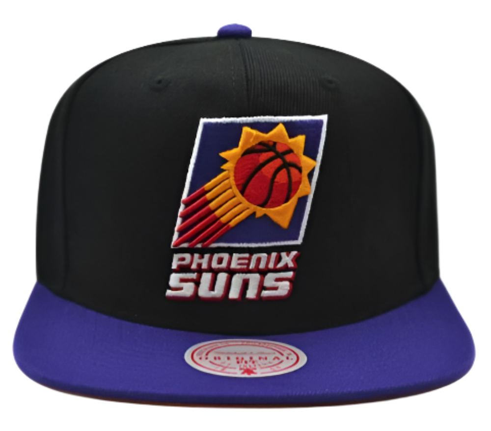Mitchell & Ness Phoenix Suns Basic Core Black/Purple Adjustable Snapback Hat for Men product image 1, provided for visual